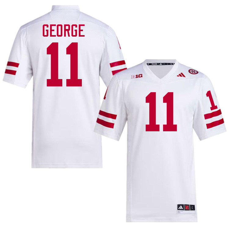 Jaylen George Nebraska Jersey,Nebraska Cornhuskers Football Uniforms,Jersey-White